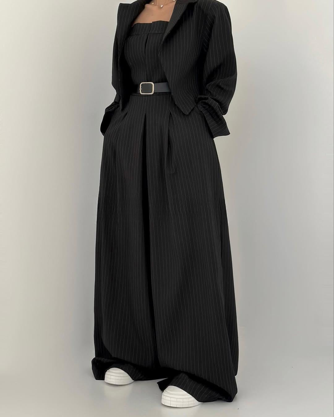 Eclat™ -Ensemble Femme Bustier + Veste – Style Élégant & Tendance