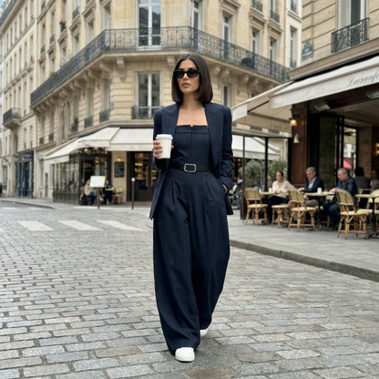 Eclat™ -Ensemble Femme Bustier + Veste – Style Élégant & Tendance