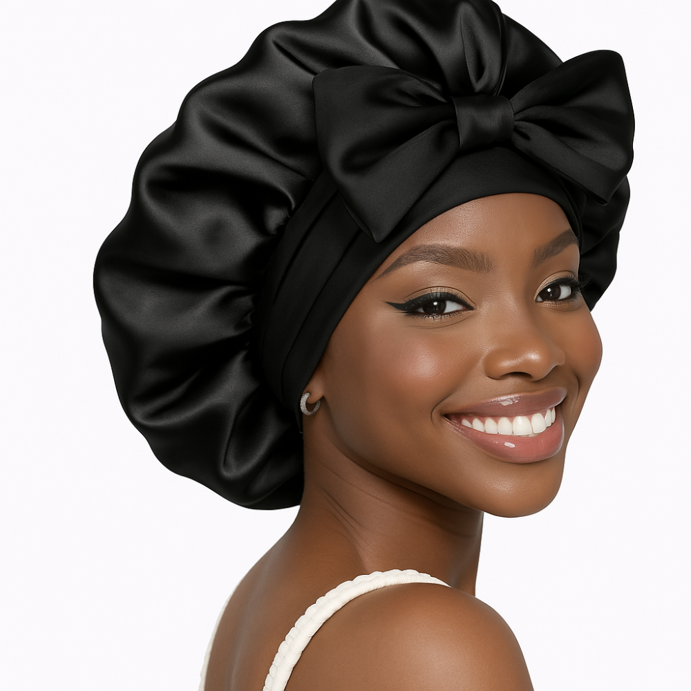 Bonnet en satin luxe – Sublimez vos cheveux pendant la nuit