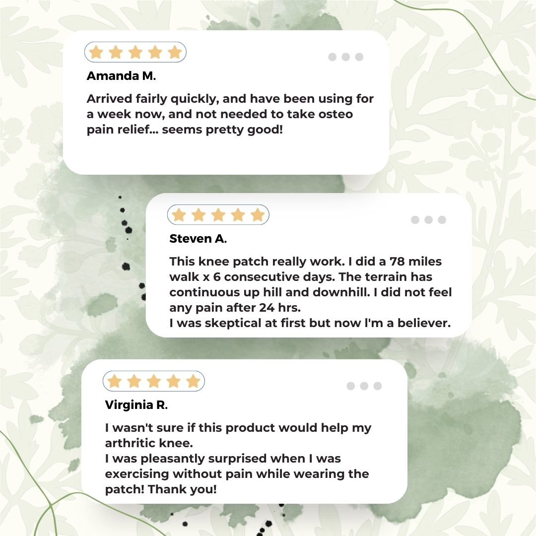 FlexiKnee™️ - Patches Naturels pour la Douleur au Genou.