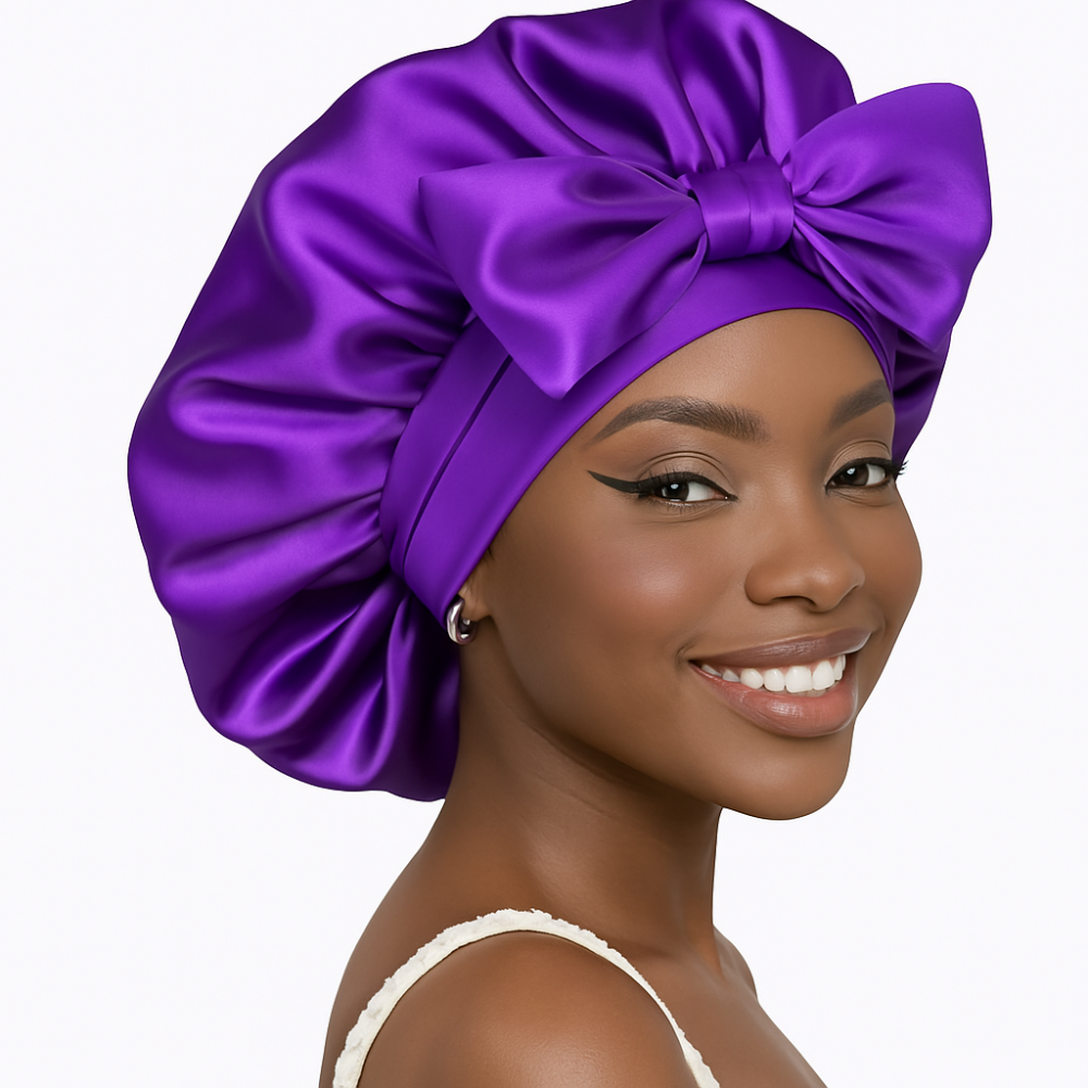 Bonnet en satin luxe – Sublimez vos cheveux pendant la nuit