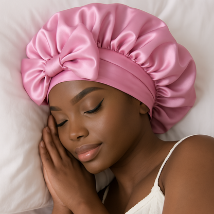 Bonnet en satin luxe – Sublimez vos cheveux pendant la nuit