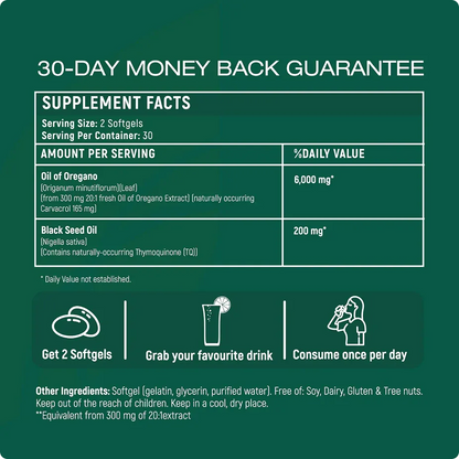 Arganova | Oregano Oil Capsules