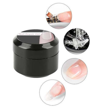 Gel Réparateur NailCare+™ | La Solution Miracle pour Ongles Cassés ou Fissurés