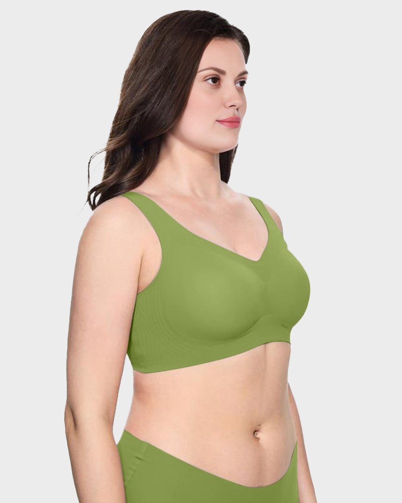 Soutien-gorge en gel antibactérien sans fil