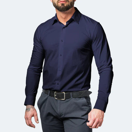 Chemise Infroissable à Coupe Ajustée