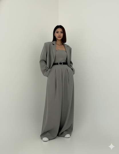 Eclat™ -Ensemble Femme Bustier + Veste – Style Élégant & Tendance